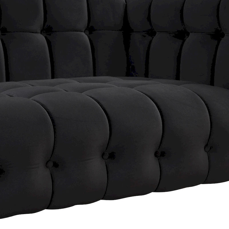 Canapé rembourré en peluche néerlandaise