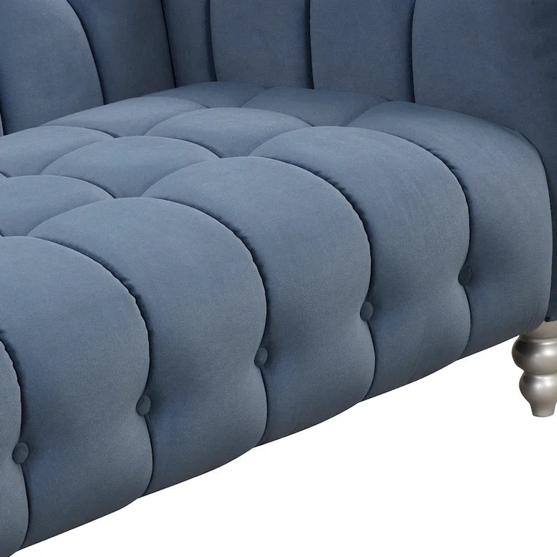 Canapé rembourré en peluche néerlandaise