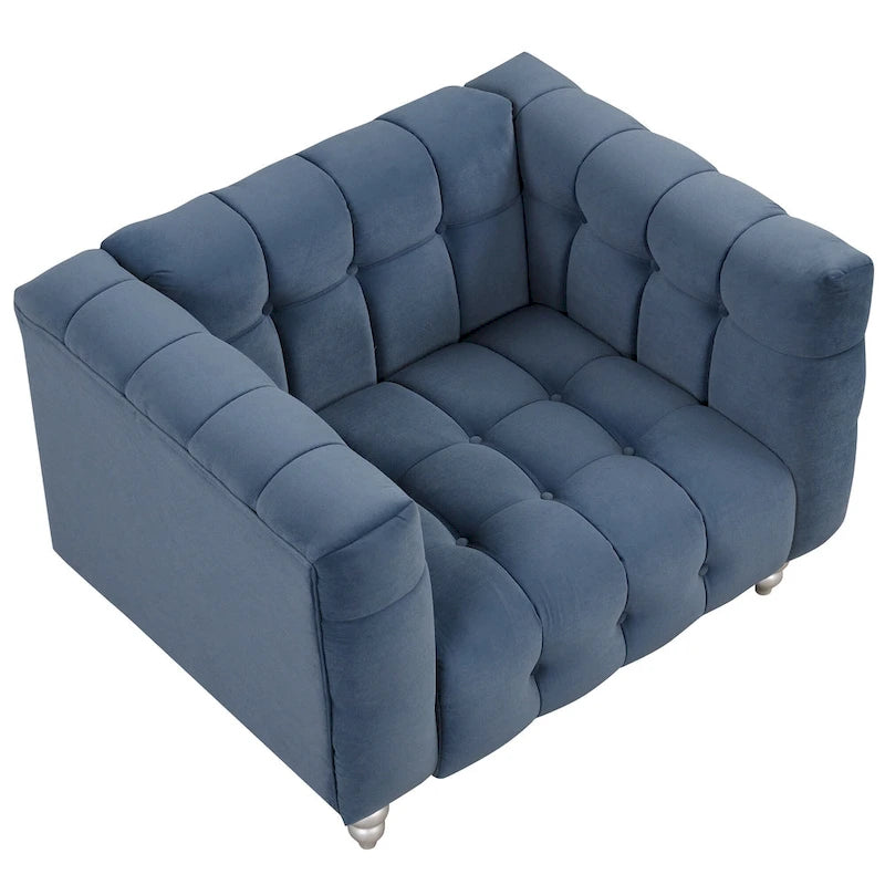 Canapé rembourré en peluche néerlandaise