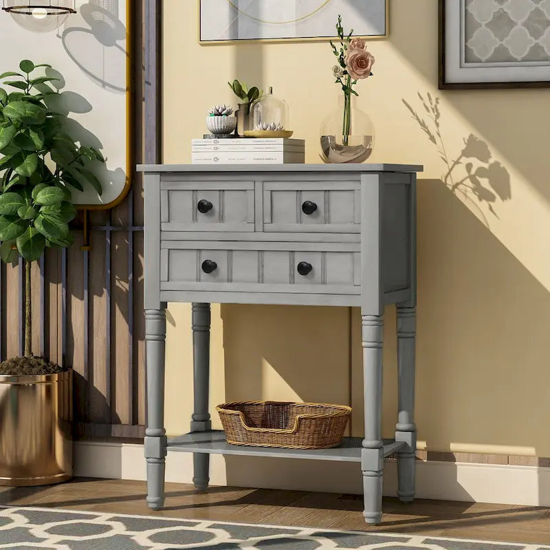 Narrow Console Table Slim Sofa Table