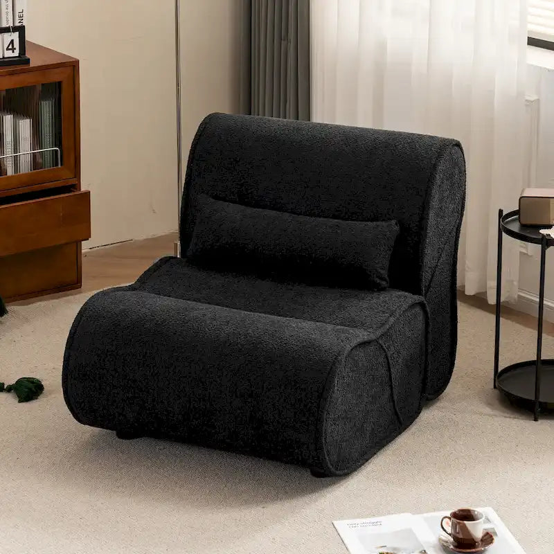GDFStudio - Amelia Timeless Fabric Recliner with Ergonomic Design and Matching Pillows