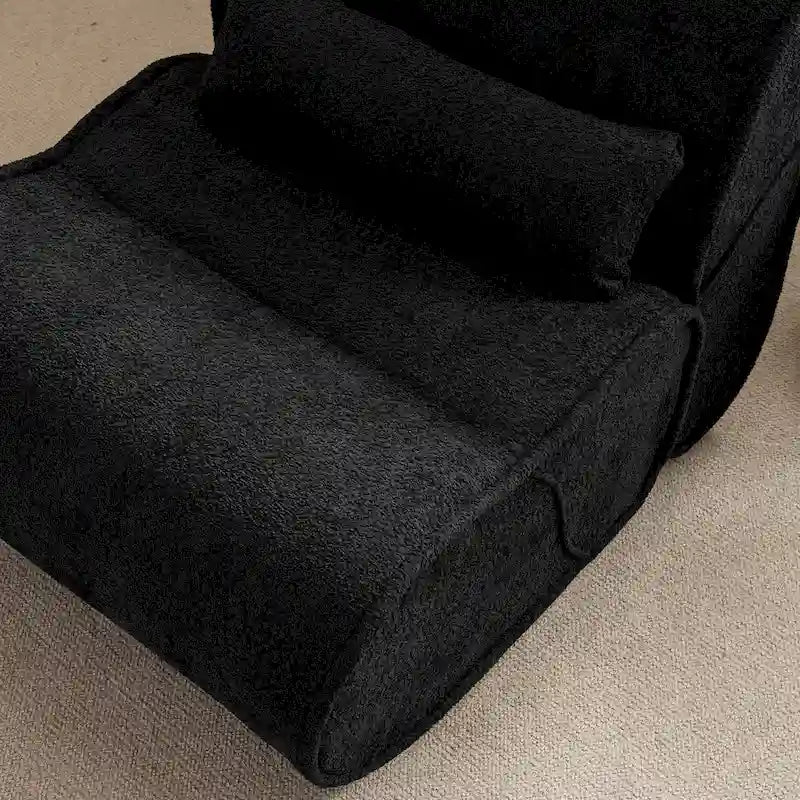 GDFStudio - Amelia Timeless Fabric Recliner with Ergonomic Design and Matching Pillows