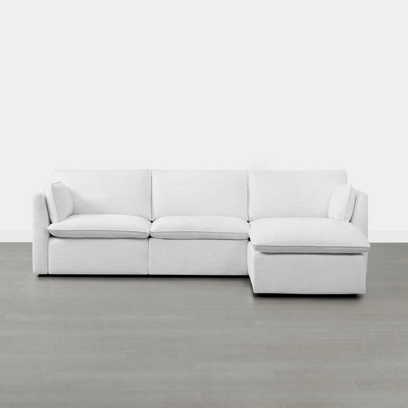 Cypress L-shape Sectional Couches Modular Sofa with Ottoman