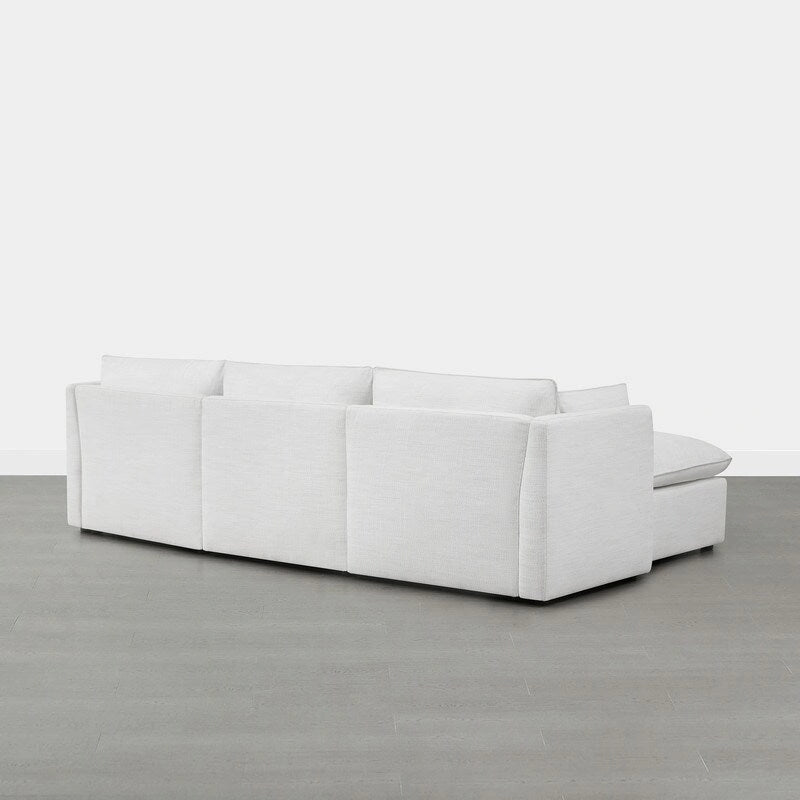 Cypress L-shape Sectional Couches Modular Sofa with Ottoman