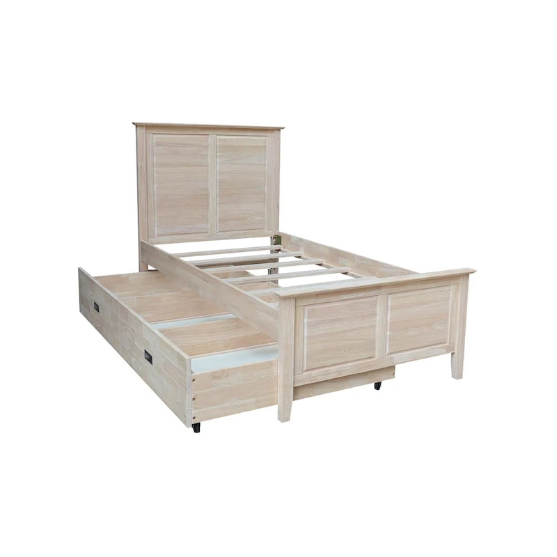 Heritage Solid Wood Twin Trundle Bed