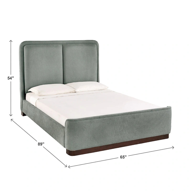 Noe Fabric Upholstered LED Platform Bed by iNSPIRE Q Modern