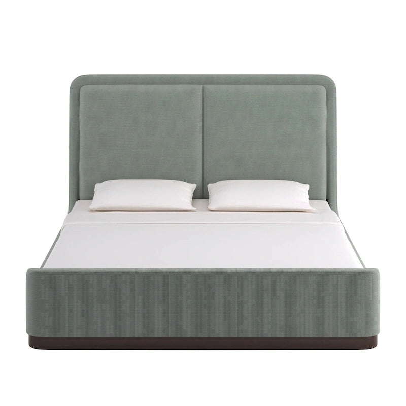 Noe Fabric Upholstered LED Platform Bed by iNSPIRE Q Modern