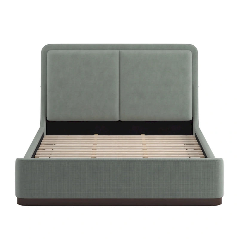 Noe Fabric Upholstered LED Platform Bed by iNSPIRE Q Modern