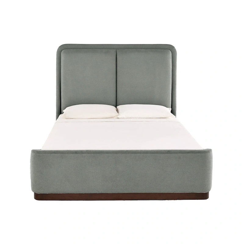 Noe Fabric Upholstered LED Platform Bed by iNSPIRE Q Modern