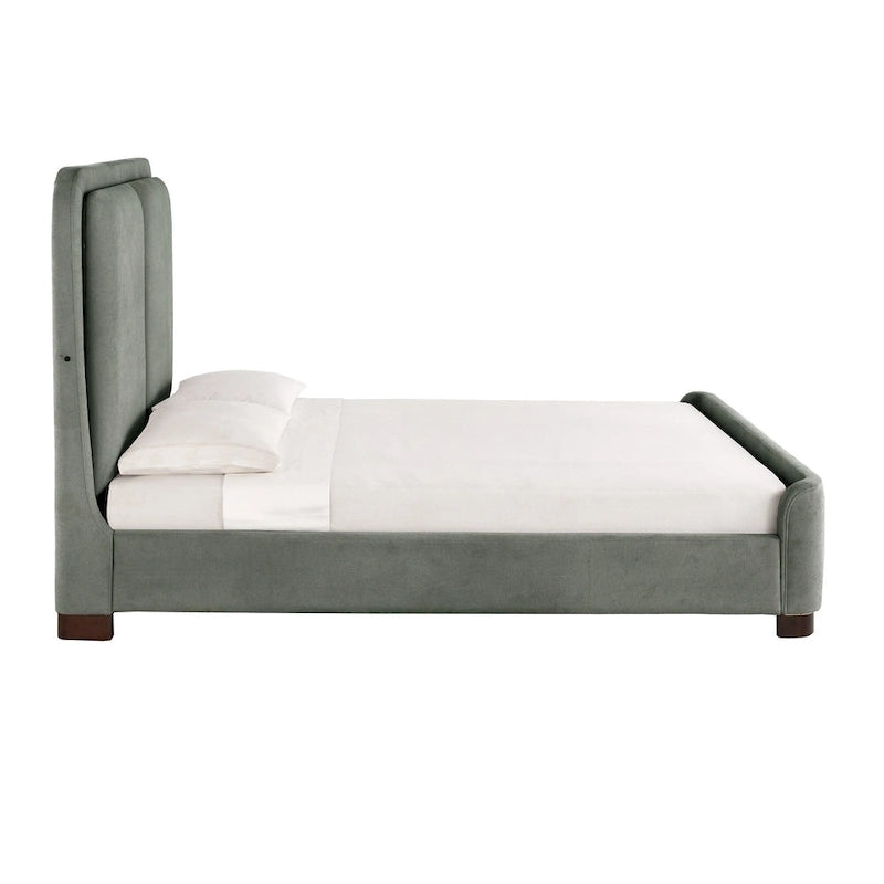 Noe Fabric Upholstered LED Platform Bed by iNSPIRE Q Modern