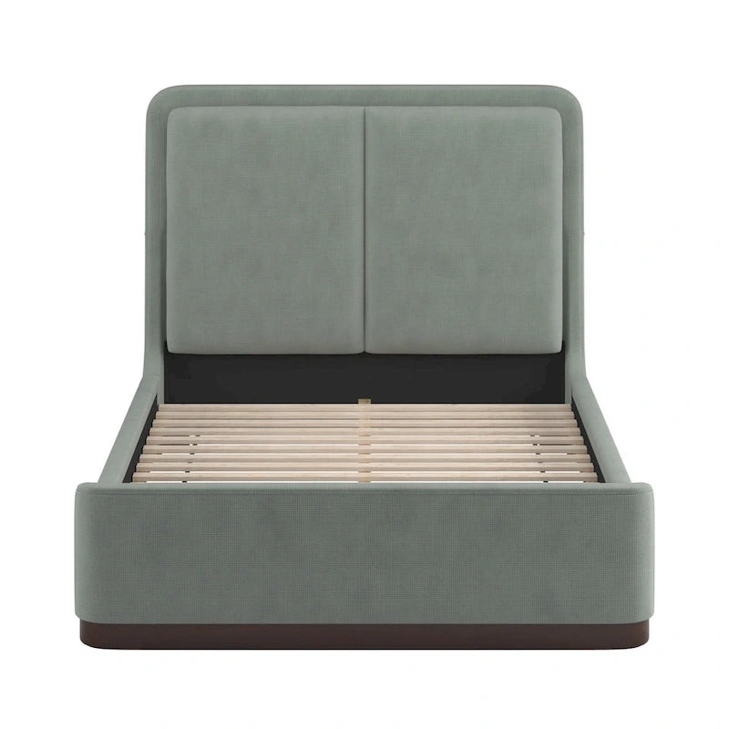 Noe Fabric Upholstered LED Platform Bed by iNSPIRE Q Modern