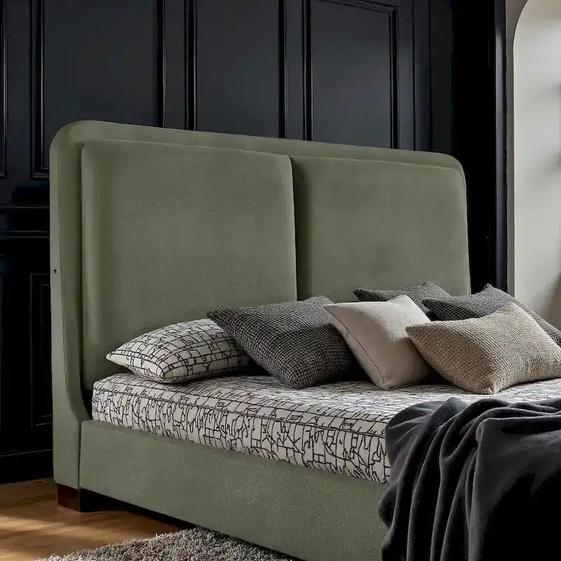Noe Fabric Upholstered LED Platform Bed by iNSPIRE Q Modern