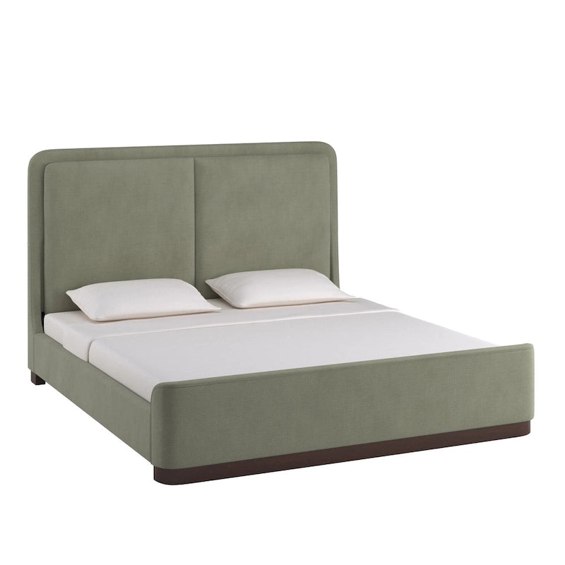 Noe Fabric Upholstered LED Platform Bed by iNSPIRE Q Modern