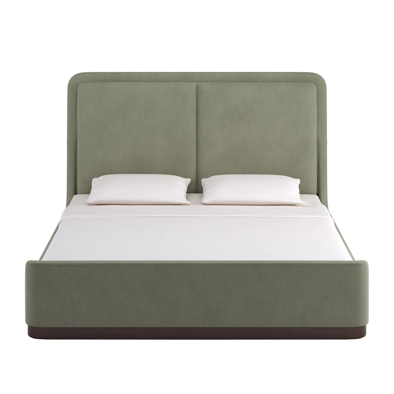 Noe Fabric Upholstered LED Platform Bed by iNSPIRE Q Modern