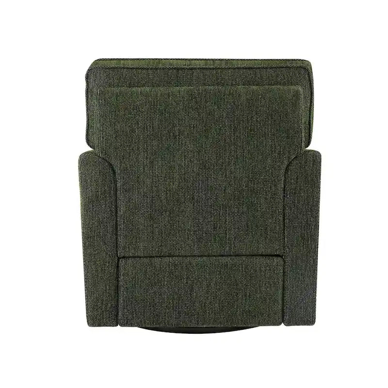 Fauteuil d'appoint "Barrel" avec poches latéralesChaise de bureau pivotante à 360° en tissu chenille