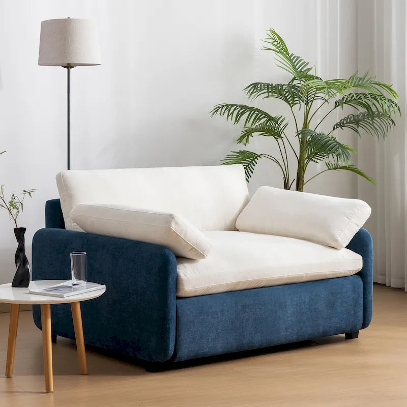 50 fauteuils individuels surdimensionnés en chenille