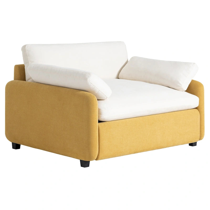50 fauteuils individuels surdimensionnés en chenille