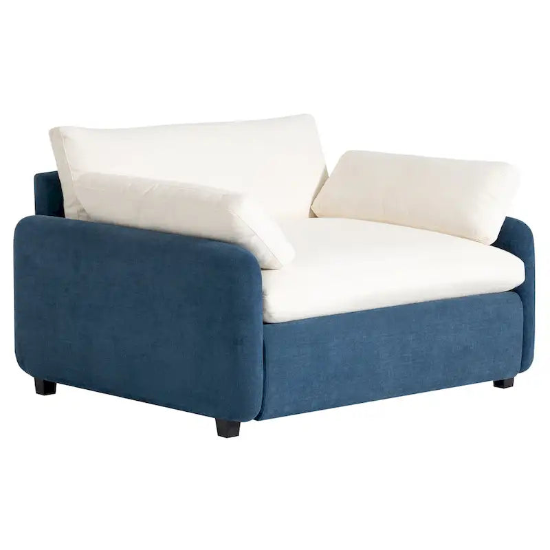 50 fauteuils individuels surdimensionnés en chenille