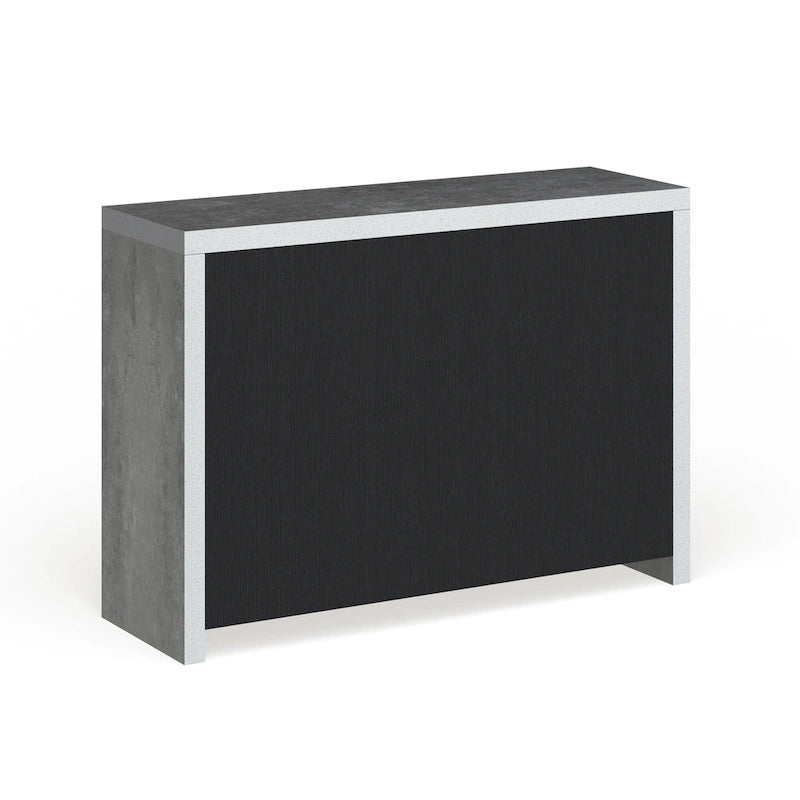 Furniture of America Mystal Industrial Concrete-like 3-drawer Buffet