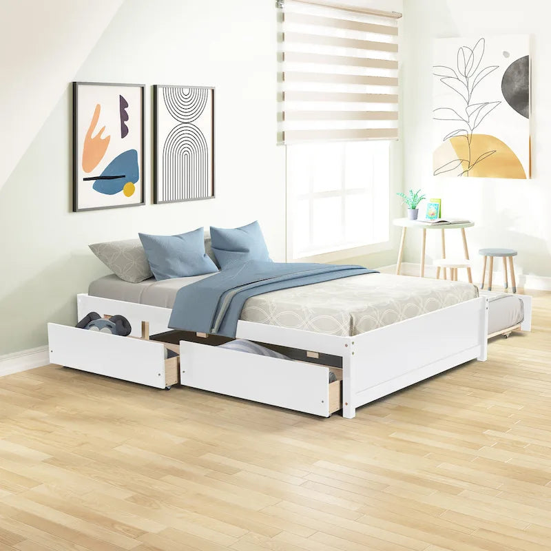 Fill Bed with Twin Size Trundle