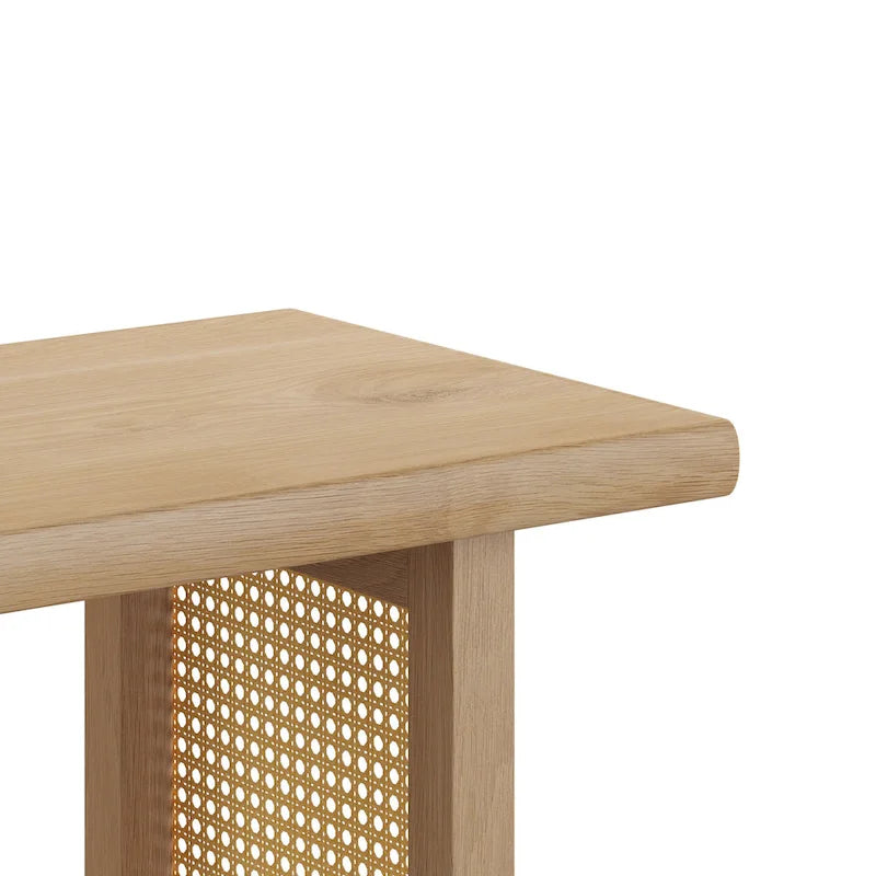 Havenwood Rectangular Cane Dining Bench