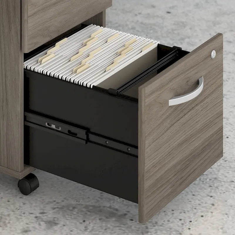 Hybrid 72W L Shaped Table Desk with Drawers by Bush Business Furniture