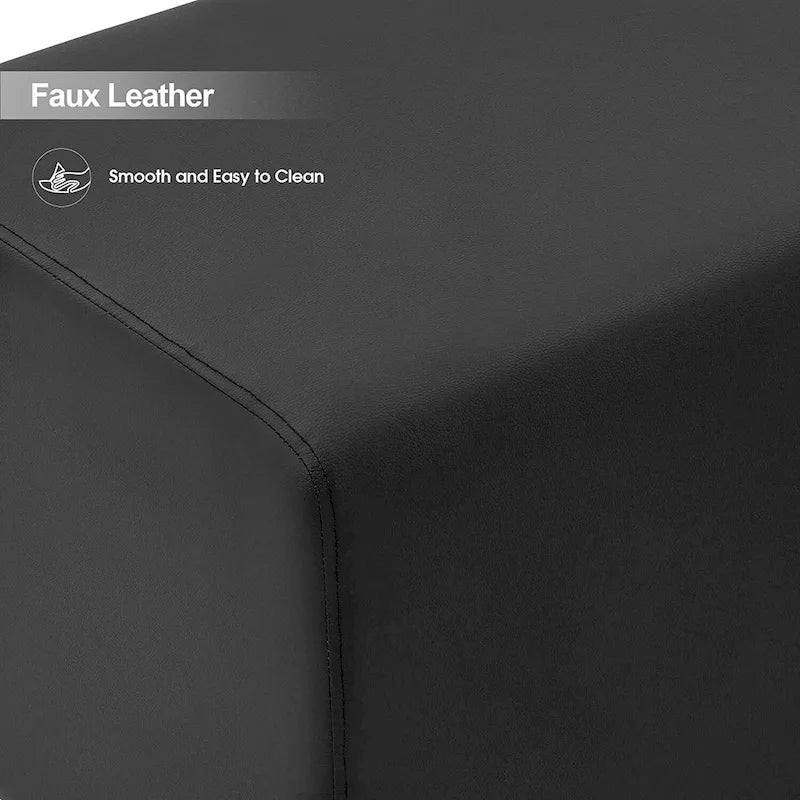 MCombo Waiting Room Chairs for Entryway and Store, Faux Leather W704