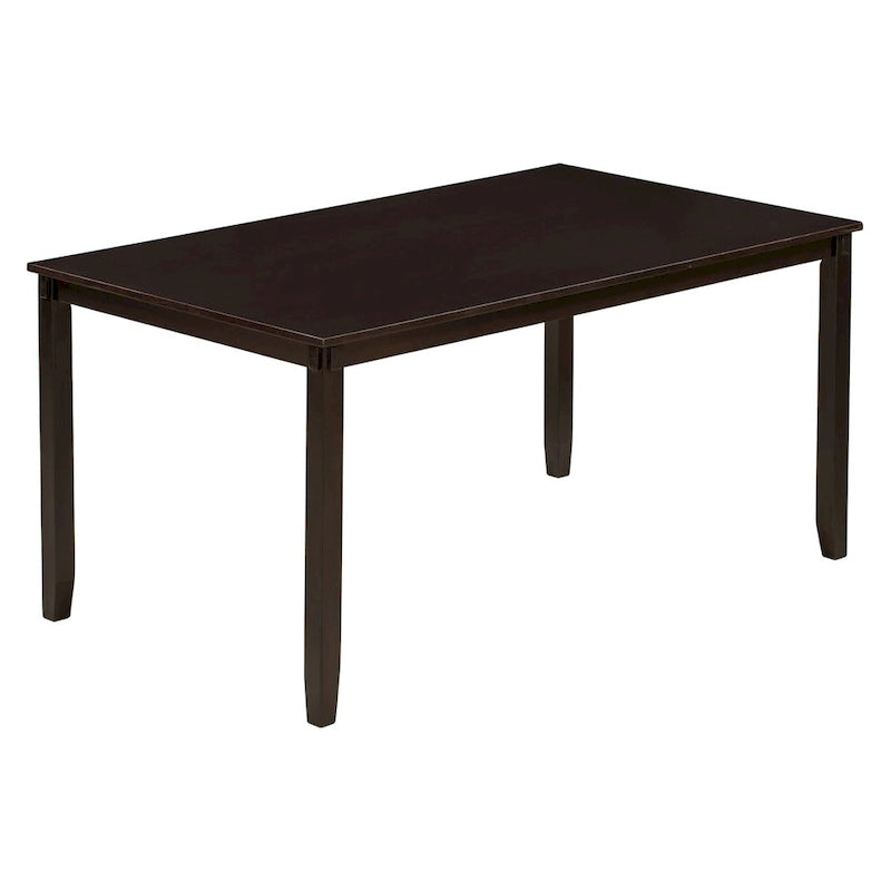 6-Piece Wooden Kitchen Dining Table Set with 4 Chairs and Bench