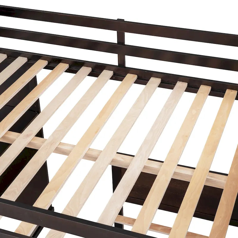 Full size Loft Bed with a twin size Stand-alone bed
