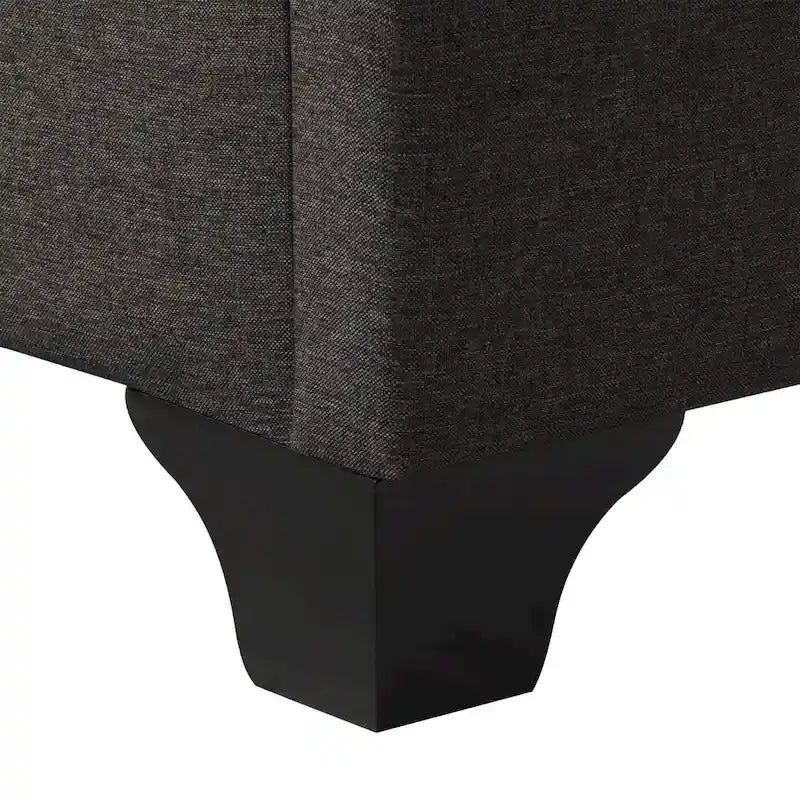 Nova Ridge Upholstered Button-Tufted Bed Frame, Full