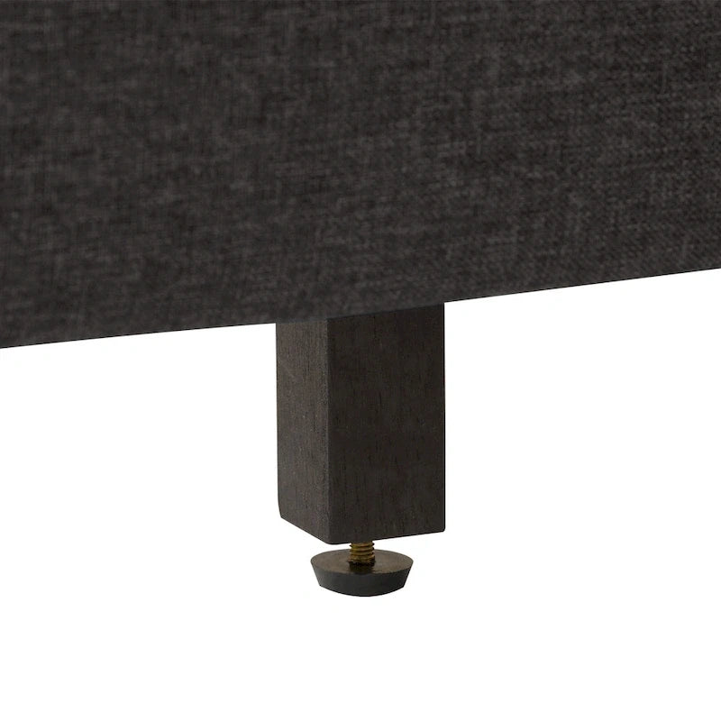Nova Ridge Upholstered Button-Tufted Bed Frame, Full