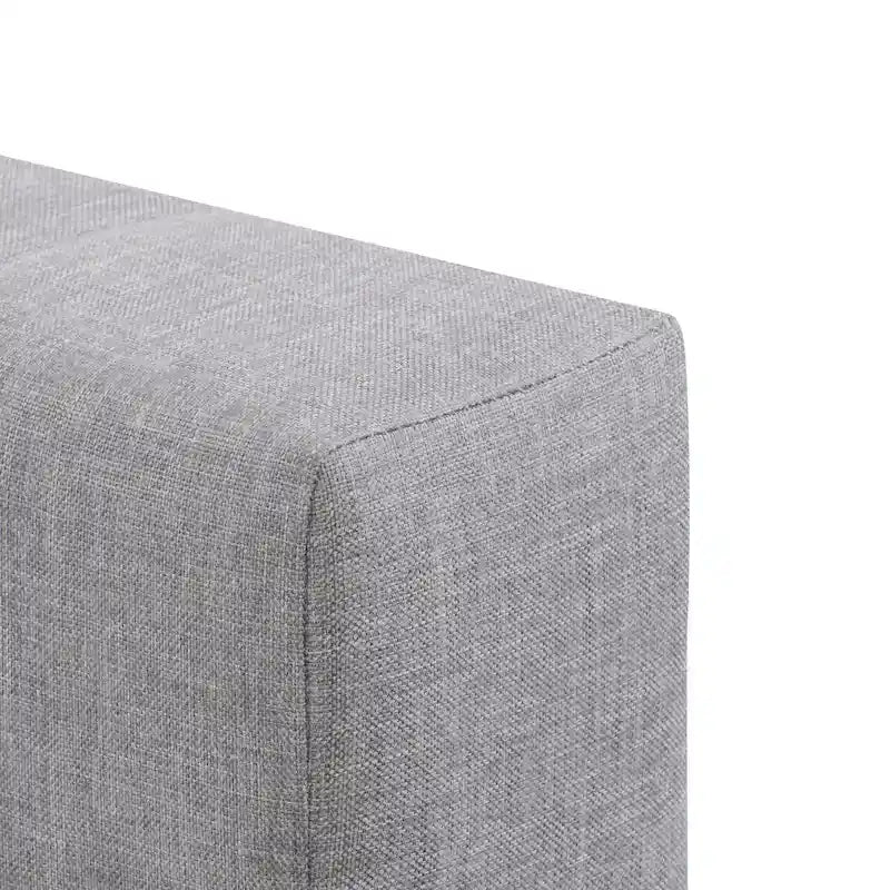 Nova Ridge Upholstered Button-Tufted Bed Frame, Full