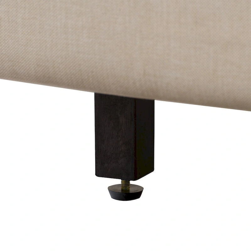 Nova Ridge Upholstered Button-Tufted Bed Frame, Full