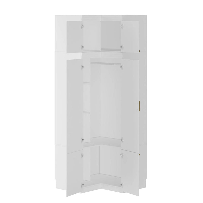 Armoires Wardrobes Hanging Drawers Home Storage Cabinet Combo Dresser