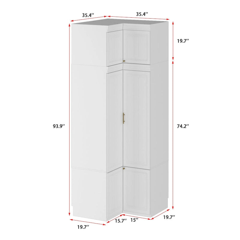 Armoires Wardrobes Hanging Drawers Home Storage Cabinet Combo Dresser