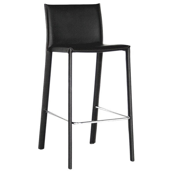 Modern Faux Leather 26 Counter Stool by Baxton Studio