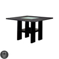 Strick & Bolton Lange 54-inch Square Light-up Counter Height Wood Dining Table
