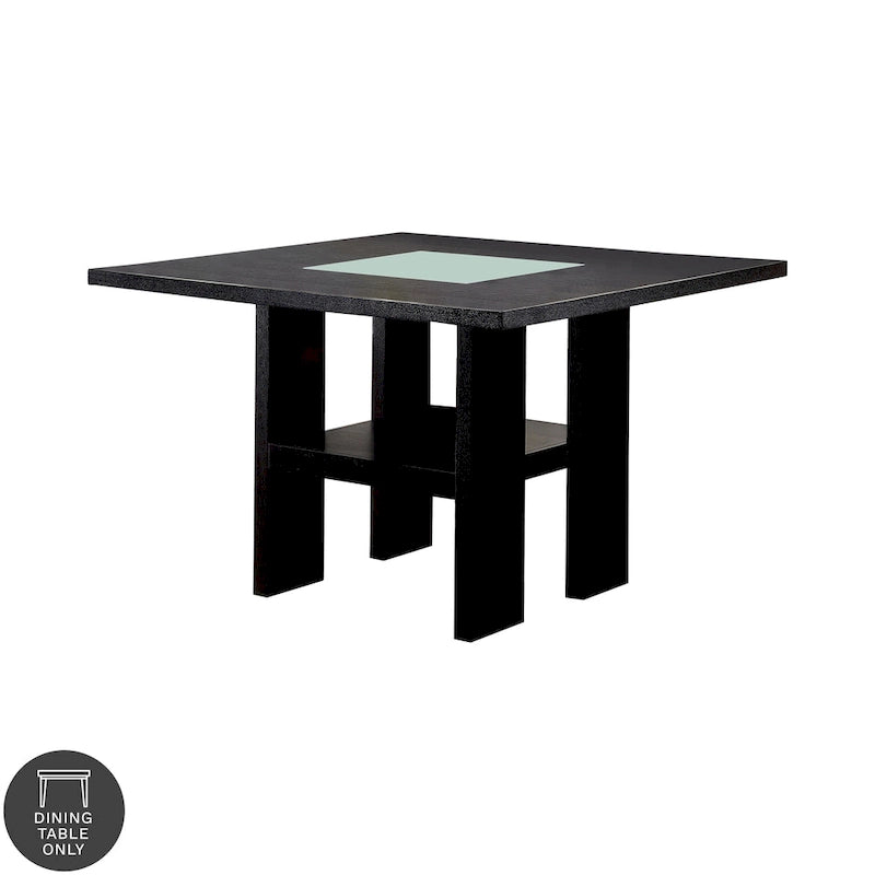 Strick & Bolton Lange 54-inch Square Light-up Counter Height Wood Dining Table
