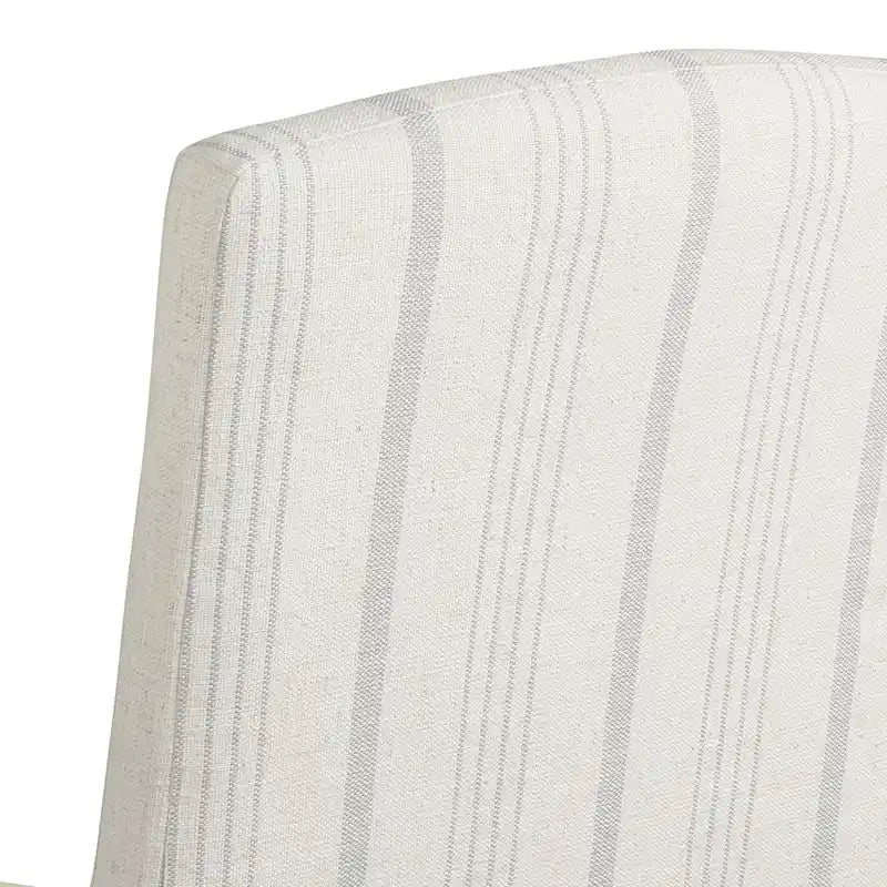 HomePop Classic Parsons Dining Chair - Dove Grey Stripe (Set of 2)