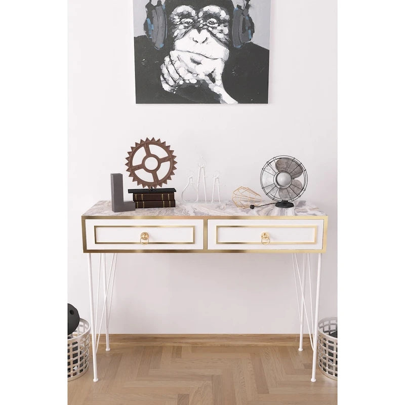 Ardeno Metal Legs Console Table