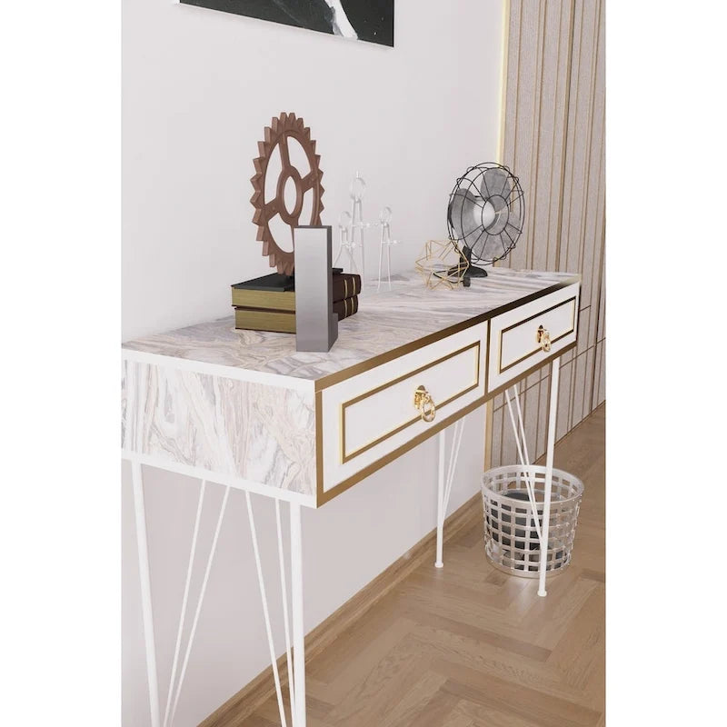 Ardeno Metal Legs Console Table