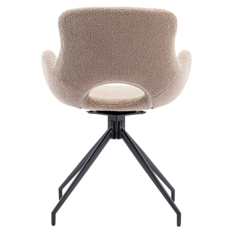 Swivel Dining Accent Chairs Set of 2 - N/A