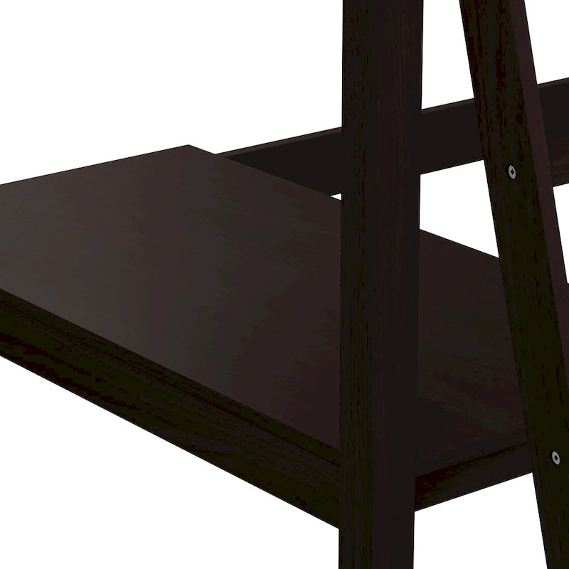 Hillsdale Caspian Wood Twin Loft Bed with Desk