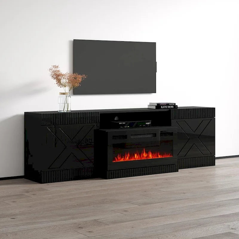 BL-01 Meuble TV avec cheminée