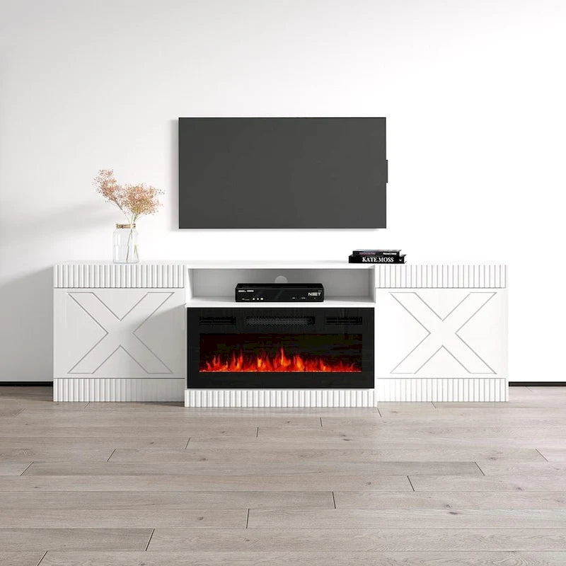 BL-01 Meuble TV avec cheminée