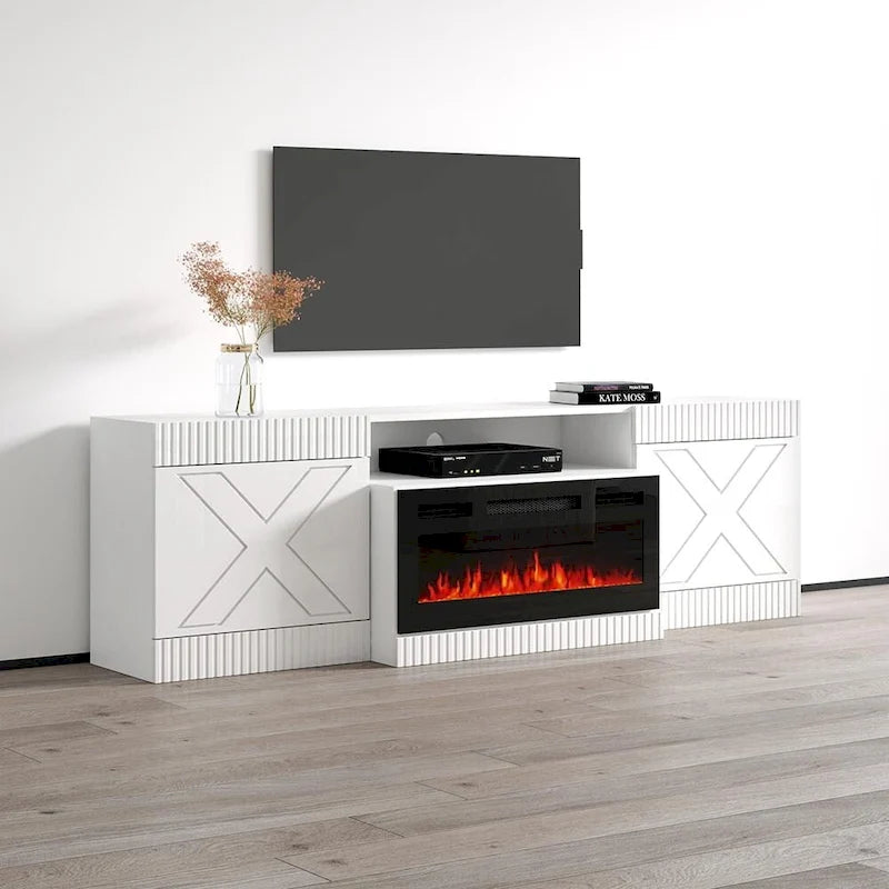 BL-01 Meuble TV avec cheminée