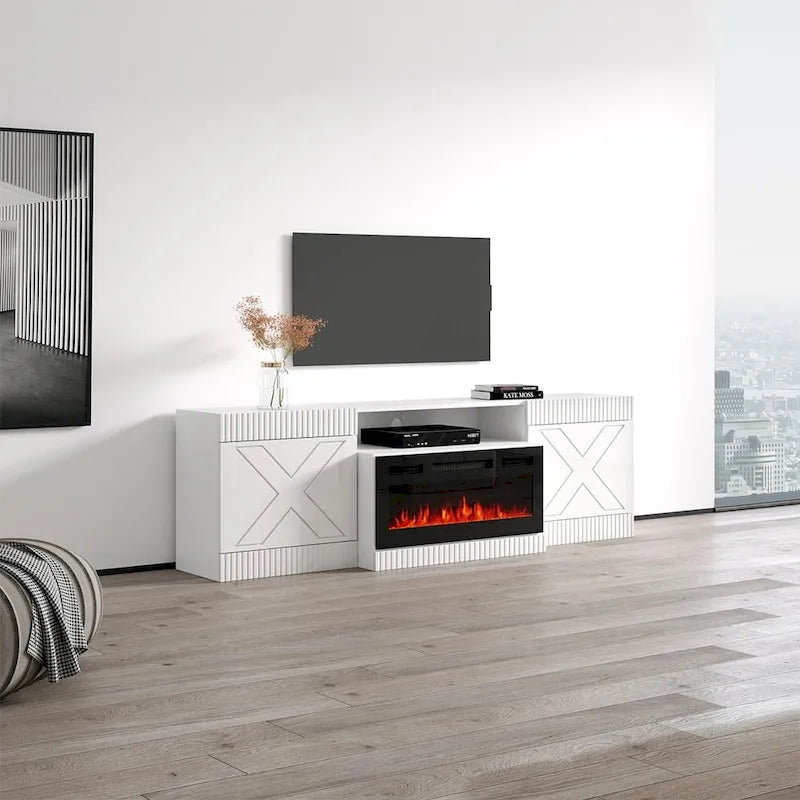 BL-01 Meuble TV avec cheminée