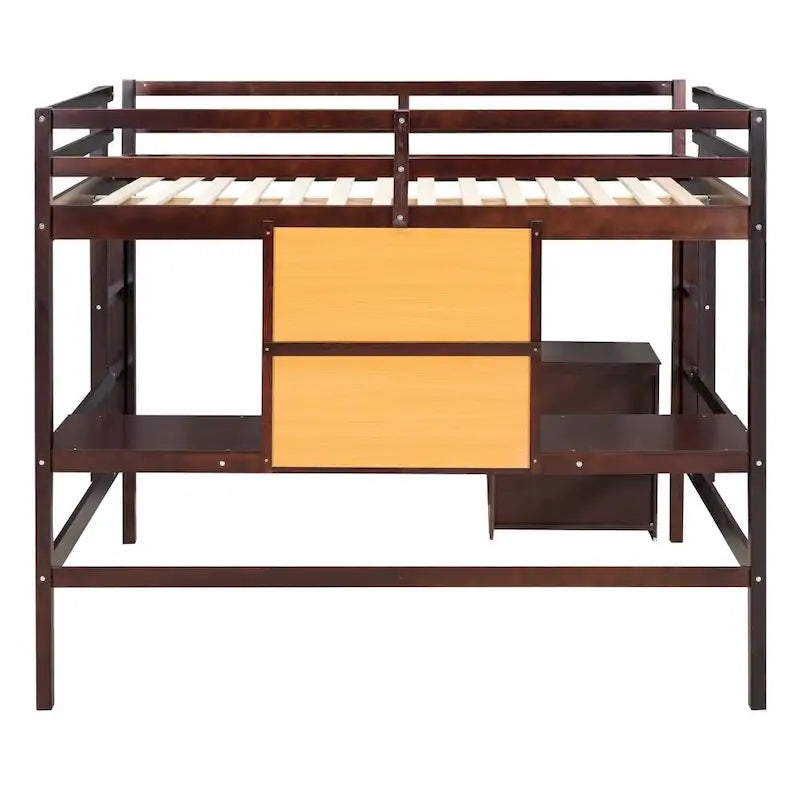 Full size Loft Bed with Desk and Writing Board