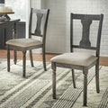 Chaises de salle à manger Burntwood (lot de 2)