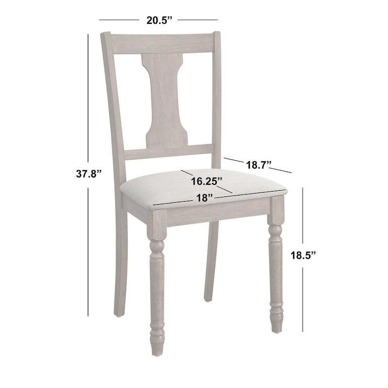 Chaises de salle à manger Burntwood (lot de 2)